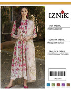Iznik 3piece Lawn Dress