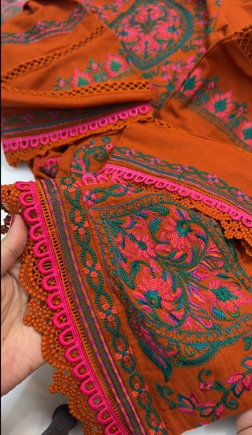 Luxury Doria Lawn Collection 2PC